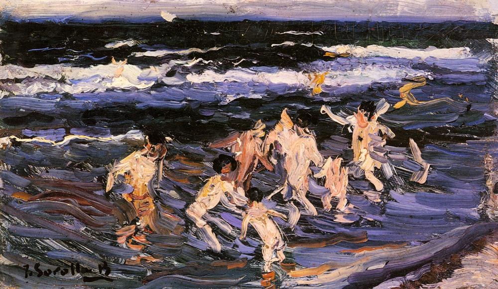 Joaquin Sorolla y Bastida Ninos en el Mar